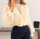 Blusa Marfil Éclat