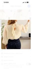 Blusa Marfil Éclat